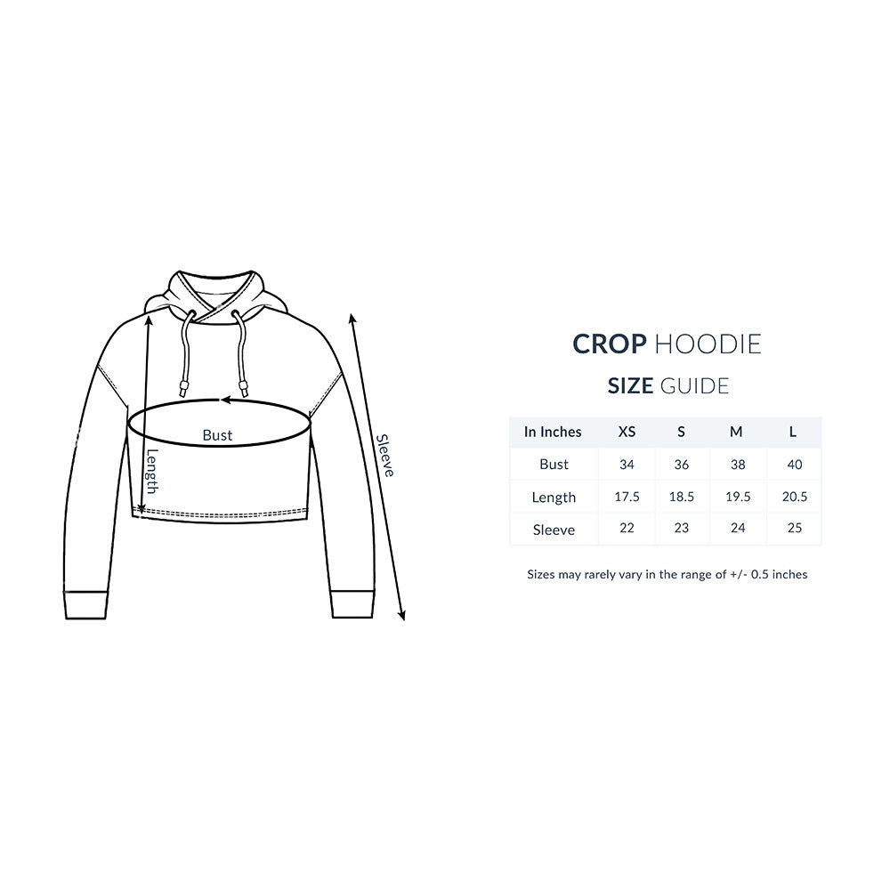 Crop Hoodie - Stronger