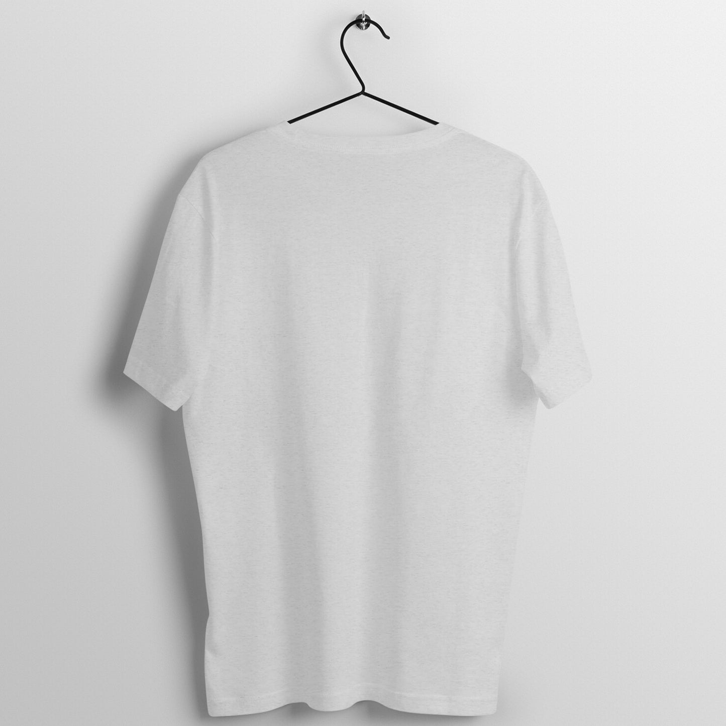 Plain T-Shirt - Melange Grey