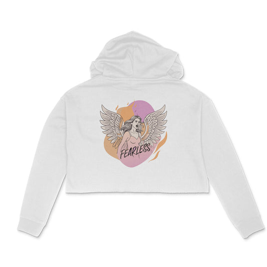 Crop Hoodie - Fearless Angel