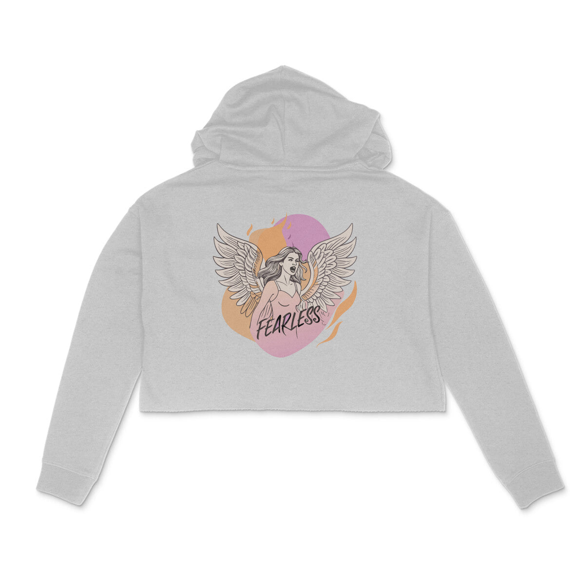 Crop Hoodie - Fearless Angel