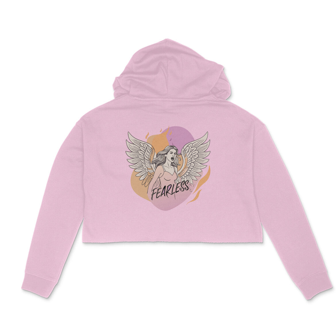 Crop Hoodie - Fearless Angel