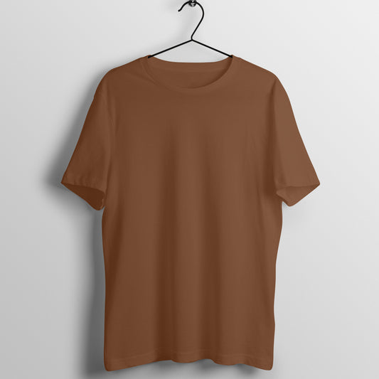 Plain T-Shirt - Coffee Brown