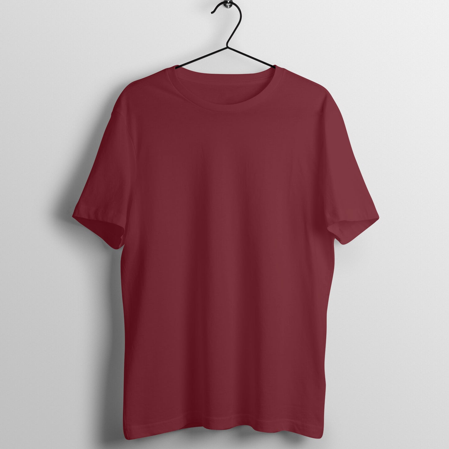 Plain T-Shirt - Maroon