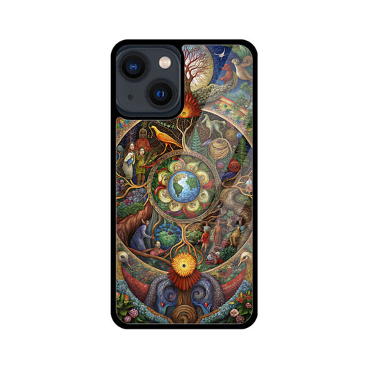 Circle of life series - Premium iPhone Glass Case