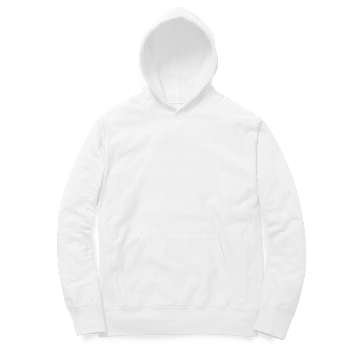 Plain Hoodie - White